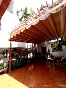 thi công giàn hoa đẹp trước nhà
