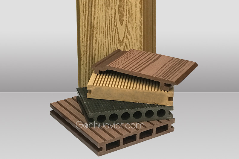 Những vật liệu gỗ nhựa thường sử dụng để làm cổng